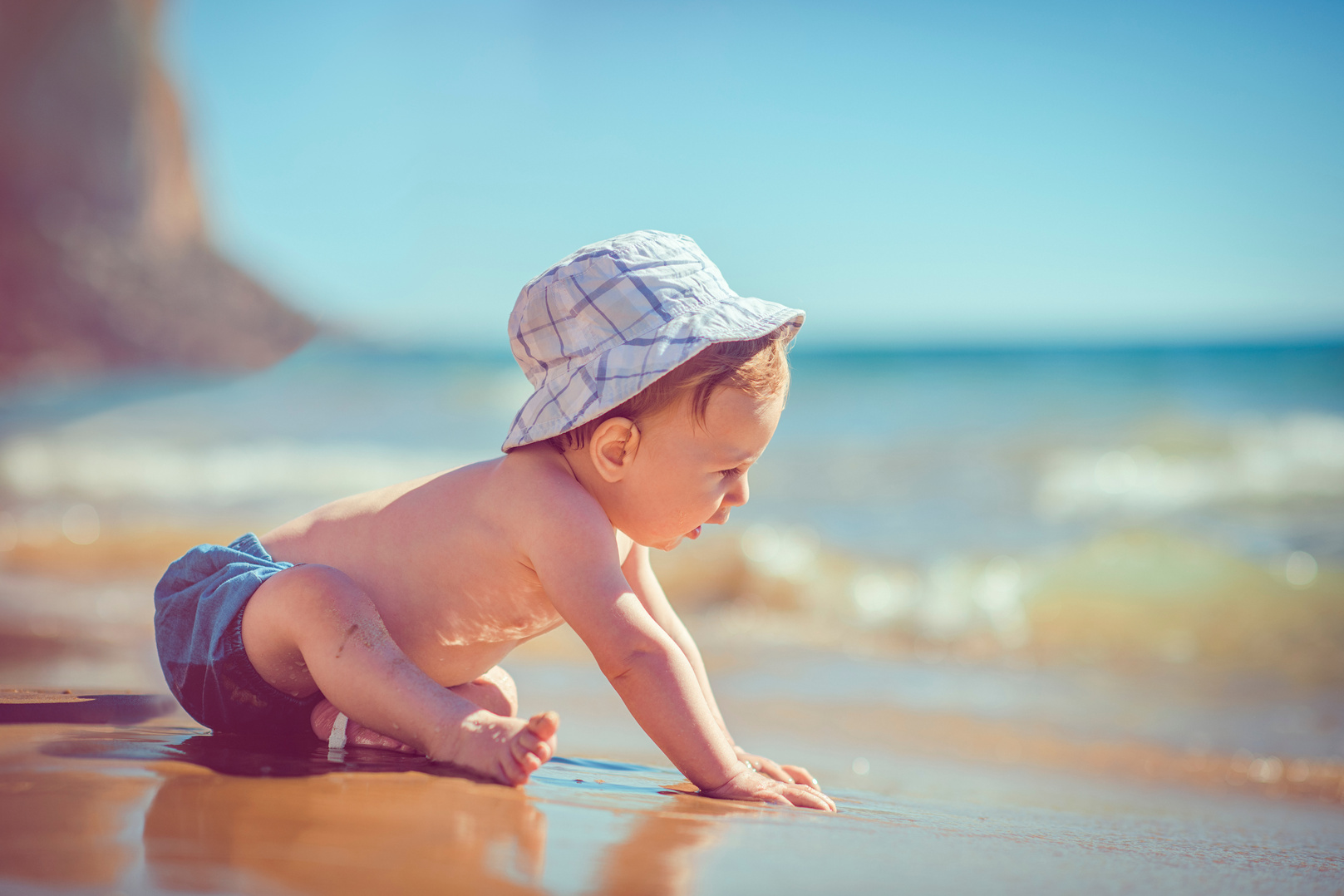 Baby at the beach